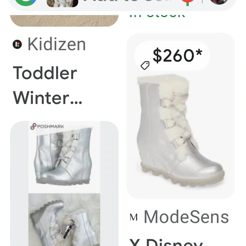 SOREL - FROZEN II WINTER WEDGE BOOTS SIZE 7.5